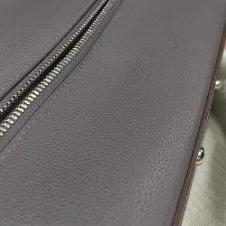 Pre Owned Hermes Grey Leather Bolide Secret Bag