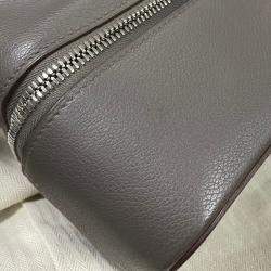 Pre Owned Hermes Grey Leather Bolide Secret Bag