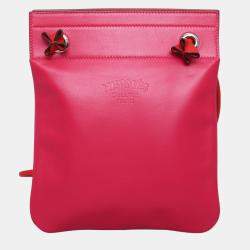 Pre Owned Hermes Pink Leather Mini Aline Bag