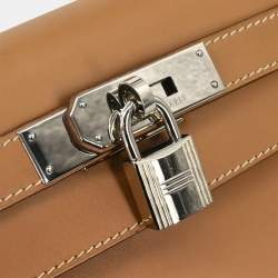 Pre Owned Hermes Natural Chamonix Kelly 28 Sellier 2way Handbag