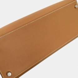 Pre Owned Hermes Natural Chamonix Kelly 28 Sellier 2way Handbag