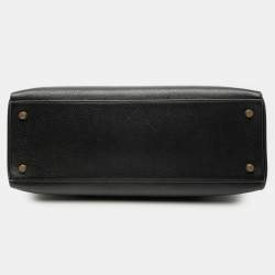 Pre Owned Hermes Black Ardennes Kelly Retourne 35