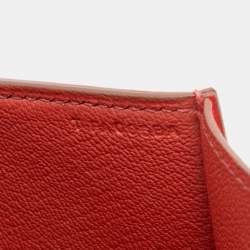 مملوكة مسبقًا Hermes Red Tadelakt Medor Clutch 23