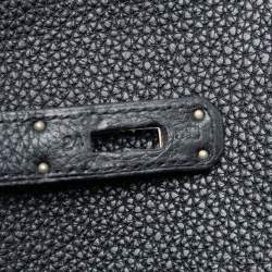 مملوكة مسبقًا Hermes Black Togo Kelly II Retourne 35