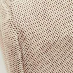 Pre Owned Hermes Herbag Cabas MM Natural/Chocolate Toile and Vache Hunter Bag