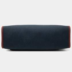 مملوكة مسبقًا حقيبة هيرميس هيرباج زيب 31 أسود أزرق توال