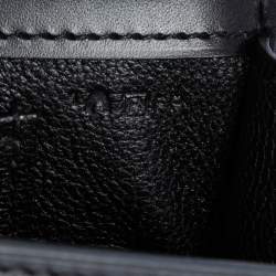 Pre Owned Hermes Black Tadelakt Medor Clutch 23