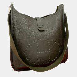 مملوكة مسبقًا Hermes Brown Clemence Evelyne II 33