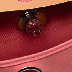 مملوكة مسبقًا Hermes Brown, Pink Toile Herbag Zip 31
