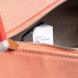 Pre Owned حقيبة هيرمس توال برود آ براك برتقالي صغير
