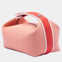 Pre Owned حقيبة هيرمس توال برود آ براك برتقالي صغير