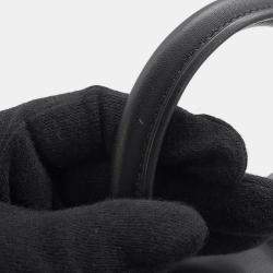 مملوكة مسبقًا Hermes Kelly Padded Sellier Black Swift Leather Size 25