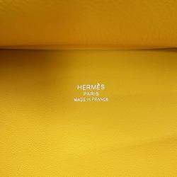 مملوكة مسبقًا Hermes Jypsiere Jaune Ambre Evercolor Size Mini