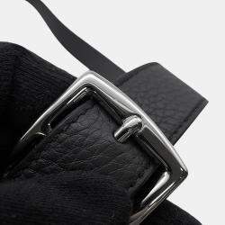 Pre Owned Hermes Sac A Depeches Black Togo Leather Size 21