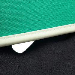 مملوكة مسبقًا Hermes Neo Evelyne Menthe/Blue Azteque/Vert Fizz Toile Officier Swift Leather Size PM