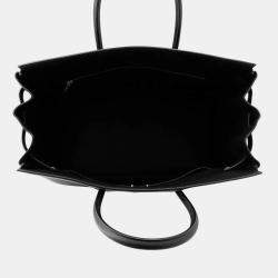 مملوكة مسبقًا Hermes Birkin Shadow Black Swift Leather Size 35