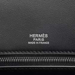 مملوكة مسبقًا Hermes Birkin Shadow Black Swift Leather Size 35