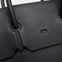 مملوكة مسبقًا Hermes Birkin Shadow Black Swift Leather Size 35