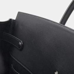 مملوكة مسبقًا Hermes Birkin Shadow Black Swift Leather Size 35