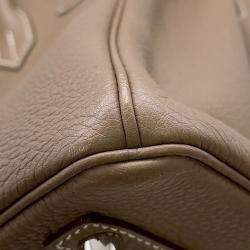 Pre Owned Hermes Birkin Etoupe Togo Leather Size 30