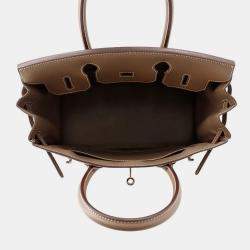 Pre Owned Hermes Birkin Etoupe Togo Leather Size 30