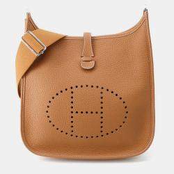 مملوكة مسبقًا Hermes Evelyne3 Gold Taurillon Clemence Size Pm