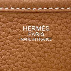 Pre Owned Hermes Evelyne3 Gold Taurillon Clemence Size Pm