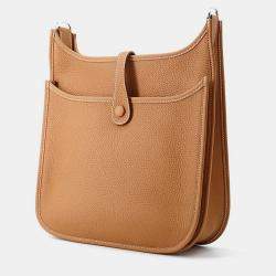 Pre Owned Hermes Evelyne3 Gold Taurillon Clemence Size Pm