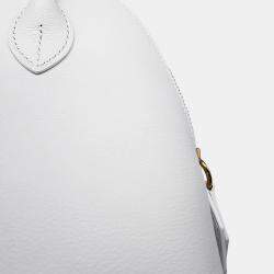 Pre Owned Hermes Bolide 1923 New White Evercolor Size 25