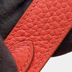 Pre Owned Hermes Lindy Rose Texas Taurillon Clemence Size Mini