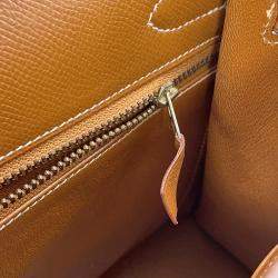 Pre Owned Hermes Kelly Sellier Gold Courchevel Size 32