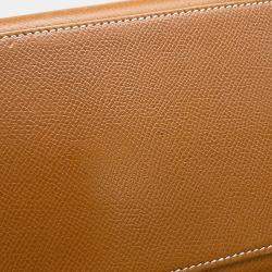 Pre Owned Hermes Kelly Sellier Gold Courchevel Size 32