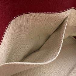 Pre Owned Hermes Bolide Relax Rouge H Epsom Size 35