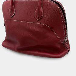 Pre Owned Hermes Bolide Relax Rouge H Epsom Size 35