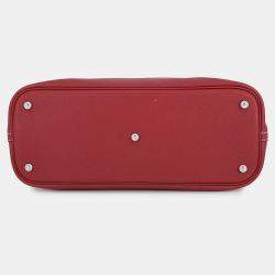 Pre Owned Hermes Bolide Relax Rouge H Epsom Size 35
