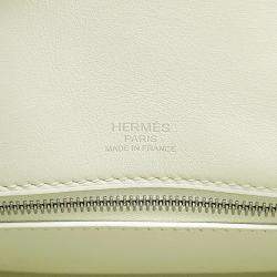 Pre Owned Hermes Birkin Shadow Mushroom Swift Leather Size 25