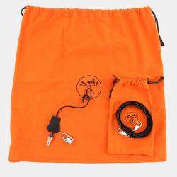 Pre Owned حقيبة هيرمس كيلي رتورني 32 جلد توغو أسود