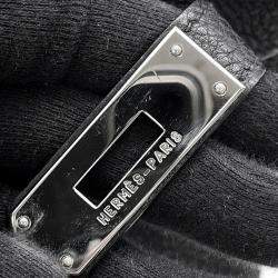 Pre Owned حقيبة هيرمس كيلي رتورني 32 جلد توغو أسود