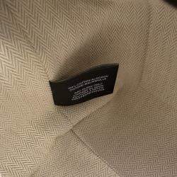 Pre Owned Hermes Bride A Black H Pavilion Marine Canvas PM