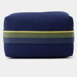 Pre Owned Hermes Bride A Black H Pavilion Marine Canvas PM