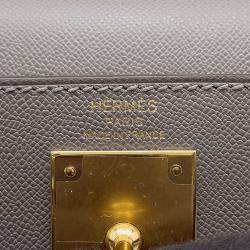 Pre Owned حقيبة هيرمس كيلي خارجية خياطة غريس ماير فيو مدام 28