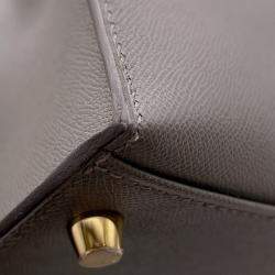 Pre Owned حقيبة هيرمس كيلي خارجية خياطة غريس ماير فيو مدام 28