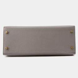 Pre Owned حقيبة هيرمس كيلي خارجية خياطة غريس ماير فيو مدام 28