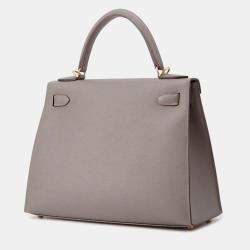 Pre Owned حقيبة هيرمس كيلي خارجية خياطة غريس ماير فيو مدام 28