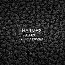 Pre Owned Hermes Picotin Lock Black Taurillon Clemence 18