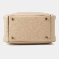 Pre Owned Hermes Lindy Trench/Etoupe Taurillon Clemence Size Mini