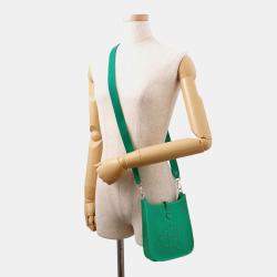 Pre Owned Hermes Evelyne Amazon Long Vert Vertigo Taurillon Clemence Size Tpm