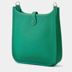 Pre Owned Hermes Evelyne Amazon Long Vert Vertigo Taurillon Clemence Size Tpm