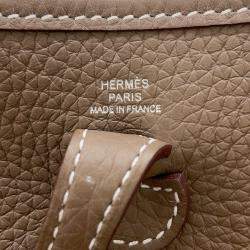 مملوكة مسبقًا حقيبة هيرمس إيفلين طول إيتوب/أزرق نيلي جلود توريلون حجم تي بي إم