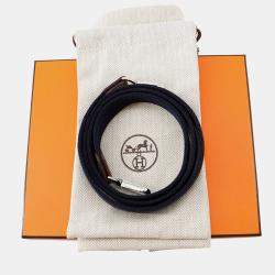 مملوكة مسبقًا حقيبة هيرمس إيفلين طول إيتوب/أزرق نيلي جلود توريلون حجم تي بي إم